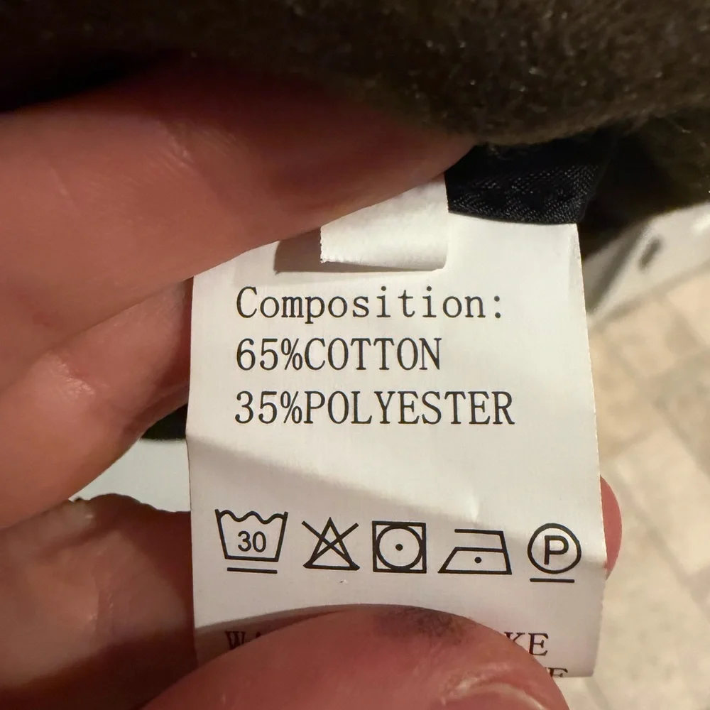 NWOT Men's Green Peacoat - Picture 4 of 4